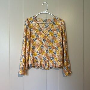 Lucky Brand Floral Blouse